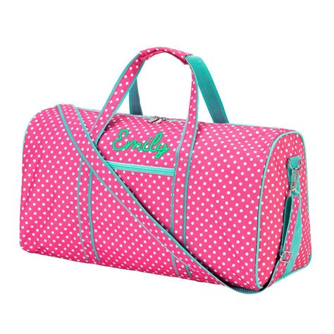 Personalized Large Barrel Duffel Bag Kids Teen Travel Cute girls & boys duffle bag beautifully ...