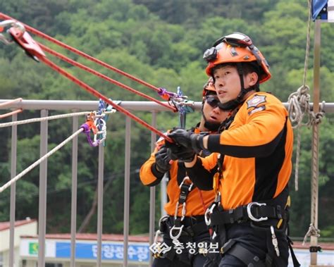 단양소방서 전국소방기술경연대회 앞두고 ‘맹훈련