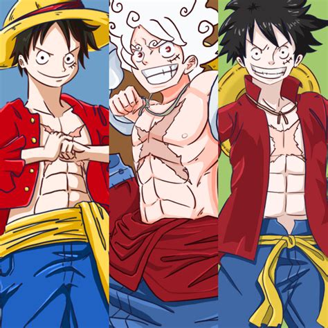 Artstation Luffy Set Pts Hakiryou 5th Gearone Piece