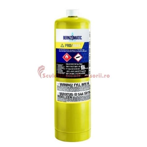 Butelie Gaz Bernzomatic Cu Ventil PRO MAX De 400 Gr