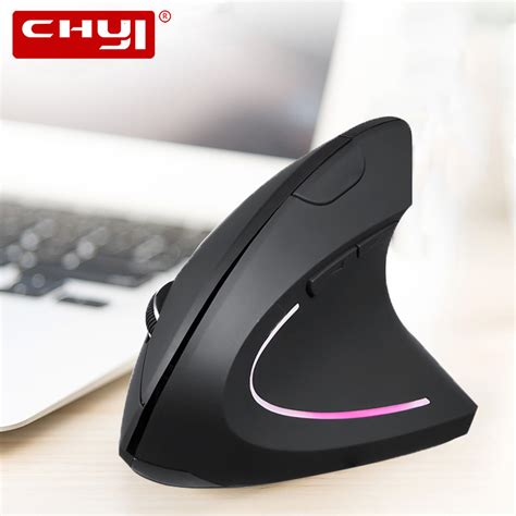 CHYI ratón Vertical ergonómico para ordenador portátil y PC periférico