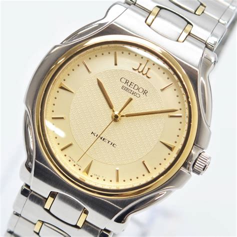 【やや傷や汚れあり】s 1円スタート Seiko セイコー Credor クレドール キネティック Gclf994 4m71 0a10