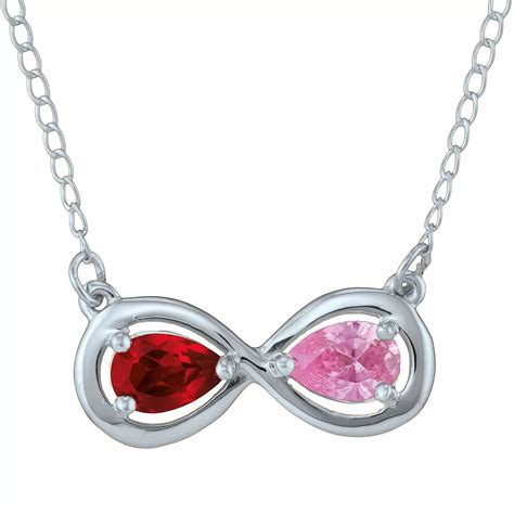 Personalized Infinity Symbol Birthstone Necklace Jcpenney