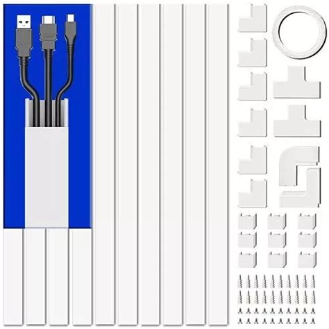 Kit De Canaleta Cubierta Del Cable Del Cable De Alambre Cuotas Sin