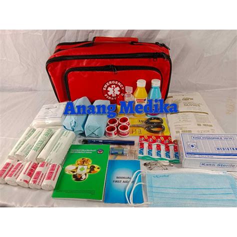 Jual Tas Emergency Selempang Isi Lengkap Tas P3K First Aid Kit