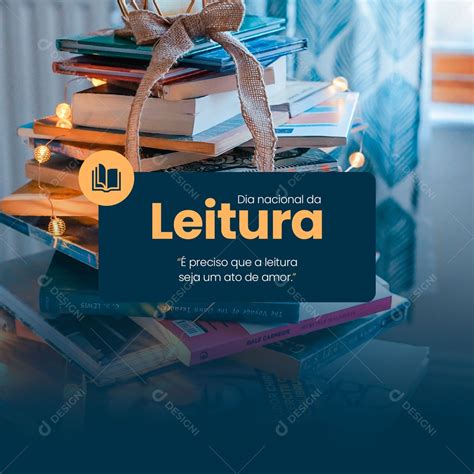 Social Media Dia Nacional Da Leitura De Outubro Literatura Livros