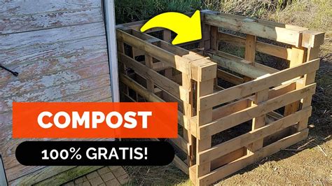 C Mo Hacer Una Compostera Casera Con Pallets Totalmente Gratis