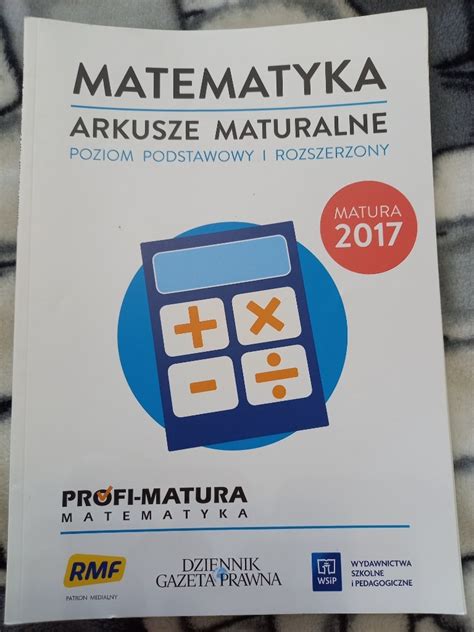 Matematyka Arkusze Maturalne Matura 2017 Lewin Brzeski Kup Teraz Na