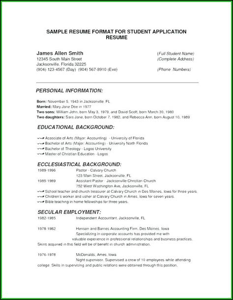 Church Ministry Resume Templates Template Resume Examples A Ynb Jybg