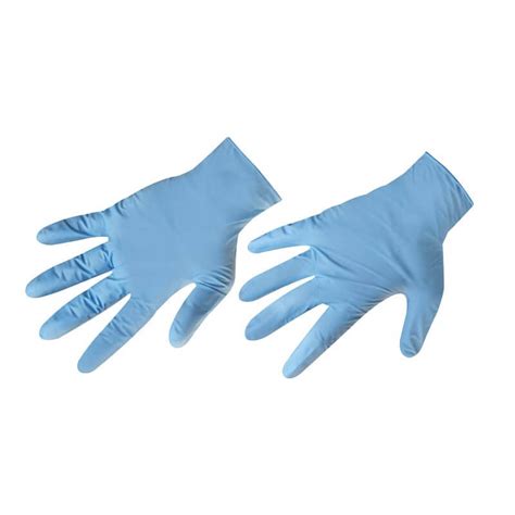 Disposable Blue Nitrile Gloves Box Of 100