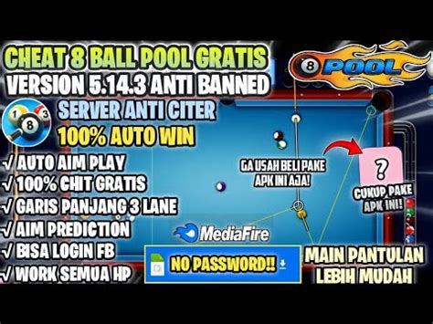 Cheat Ball Pool Terbaru Gratis Aim Tool Garis Panjang Line