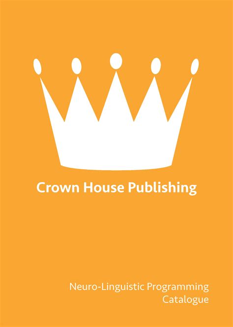 Crown House Publishing Neuro Linguistic Programming Catalogue By