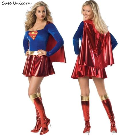 Superhero Superman Wonder Woman Cosplay Costume Women Zentai Suit