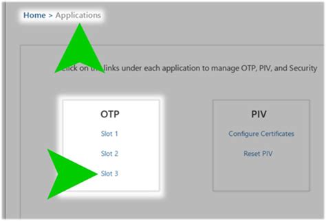 Configuring Slot 3 With A TOTP Or HOTP Algorithm HID Crescendo