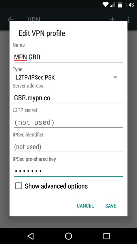 Android L2tp Vpn Setup My Private Network Vpn