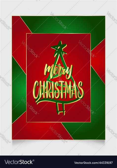 Handwritten Christmas Greetings Modern Royalty Free Vector