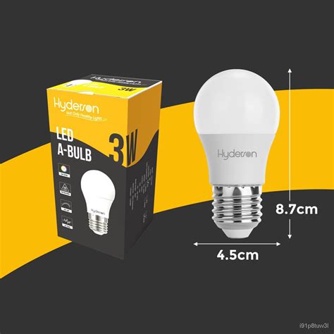 10Pcs Hyderson หลอดไฟ LED 3W 6W 10W ประหยดพลงงานโคมไฟ E27ไฟ LED 6500K