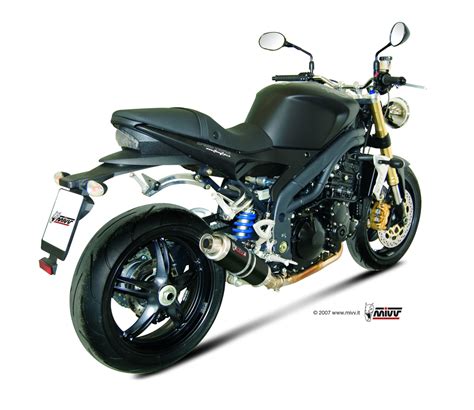 Scarico Triumph Speed Triple R S Rs Mivv Gp Inox Nero T