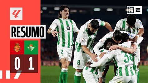 Resumo Mallorca 0 1 Betis LaLiga 23 24 YouTube