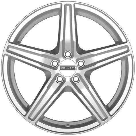 Fondmetal Glossy Silver Archives Route Alloy Wheels