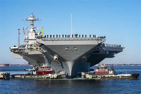 GAWAT Kapal Induk USS Gerald R Ford Akan Dikirim Ke Mediterania Timur