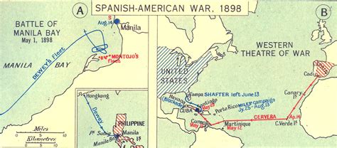 Spanish American War Map - Maping Resources