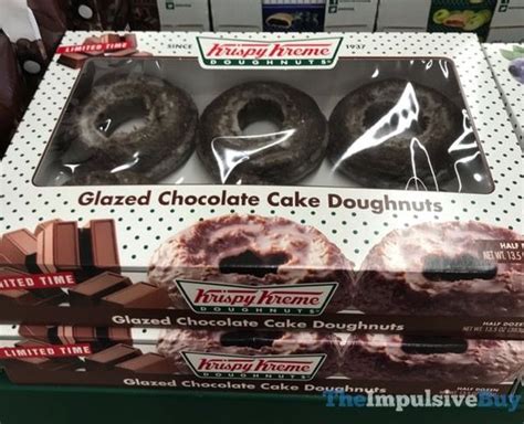 Spotted On Shelves Krispy Kreme Limited Time Chocolate Mini Crullers And Glazed Chocolate Cake