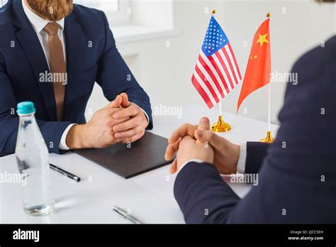 Us China Trade Talk Hi Res Stock Photography And Images Alamy