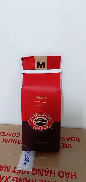 Combo 4 Gói Cà Phê Rang Xay Moka Highlands Coffee 200g Moka Blend Lazadavn