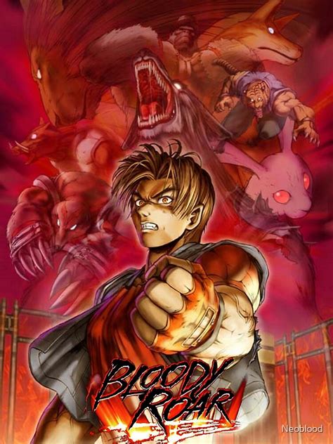 Original Bloody Roar Poster Art Poster For Sale By Neoblood Redbubble