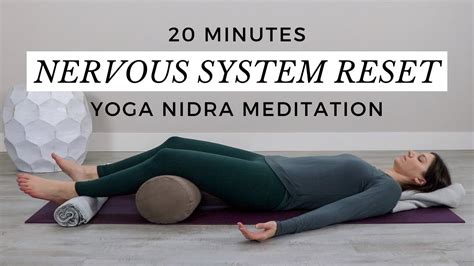 20 Minute Yoga Nidra To Reset Your Nervous System Voice Only Youtube