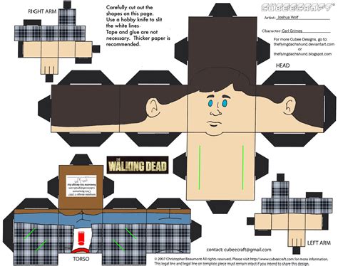 Twd Carl Grimes Cubee By Theflyingdachshund On Deviantart