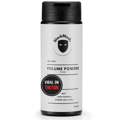 BlackMask Products Hair Styling Powder, Volume Powder - Instantly Adds