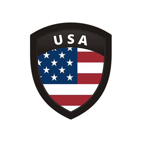 American Flag United States USA Shield Badge Sticker Decal - Rotten Remains