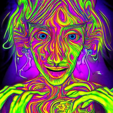 Trippy Dancing Woman By Justin Guse And Luke Brown And Justin B