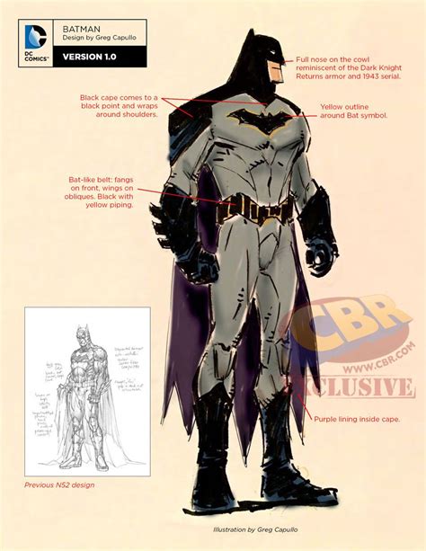 Images For Look Greg Capullos Batman Rebirth Redesign Batman