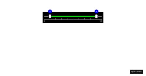Multi Range Slider Vue Demo Forked Codesandbox