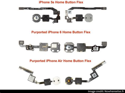 Alleged Iphone Home Button And Sensor Flex Cables Spotted