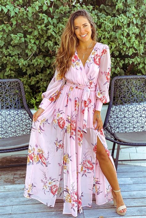 Dusty Pink Floral Maxi Dress Pink Floral Maxi Dress Floral Maxi Dress Top Maxi Dresses