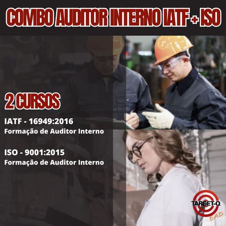 Combo Auditor Interno IATF 16949 ISO 9001 Target Q