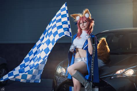 Tamamo No Mae Racing Cosplay Rpics