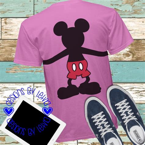 Mickey and Minnie Family Matching Shirts Back Layered SVG - Etsy