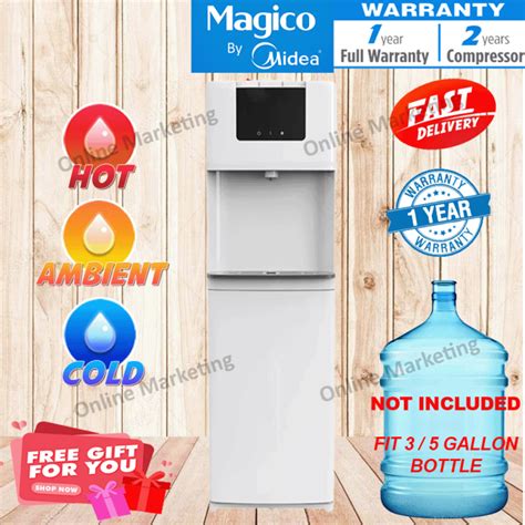 Magico By Midea Hot Cold Bottle Type Water Dispenser Compressor