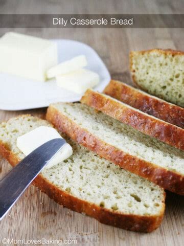 Dilly Casserole Bread Mom Loves Baking