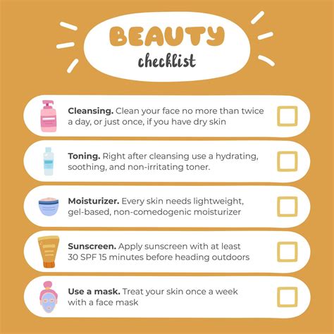 Skin Care Guide Cute