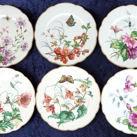 Botanical Plates Etsy