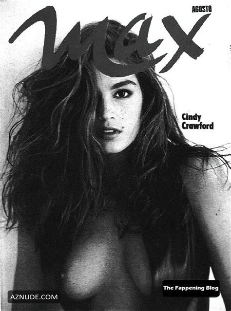 Cindy Crawford Sexy Poses Nude Showcasing Her Tits In A Photoshoot For