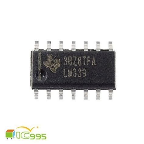 Ic995 Lm339 Sop 14 四通道電壓 比較器 四路差動 芯片 Ic 全新品 壹包1入 0047 Yahoo奇摩拍賣