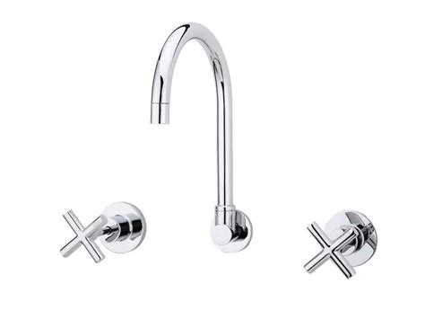 Posh Solus Wall Sink Set Chrome 4 Star From Reece