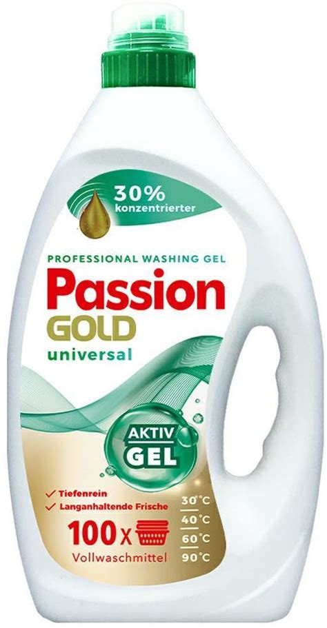 PASSION GOLD Universal 100 prań 4l niemiecki żel płyn do prania jasnych